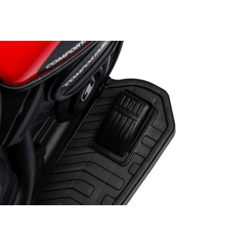 Motorek Chopper FASTER na akumulator dla dzieci Czerwony + Radio FM + Panel audio + LED